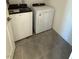 Laundry room featuring side-by-side white washer and dryer units at 11423 Ethereal Landing Ave, Las Vegas, NV 89138
