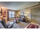 Cozy living room showcasing neutral walls, plush carpet, and comfortable furniture at 1150 N Buffalo Dr # 1022, Las Vegas, NV 89128