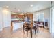 Eat-in kitchen with stainless steel appliances and quartz countertops at 12536 Blissful Sky St, Las Vegas, NV 89138