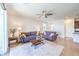 Bright and airy living area filled with natural light at 12536 Blissful Sky St, Las Vegas, NV 89138
