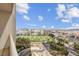 Scenic balcony overlooking a golf course offers plenty of natural light and unobstructed views at 135 E Harmon Ave # 1102, Las Vegas, NV 89109