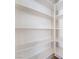 Spacious pantry featuring ample shelving space for optimal organization and storage solutions at 2407 Belt Buckley Dr, Henderson, NV 89002