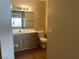 The bathroom has a vanity, mirror, and a toilet at 2609 Sierra Sage St, Las Vegas, NV 89134