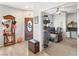 Inviting entryway leading to a home office, complete with modern decor and stylish accents at 2720 Mickey Mantle Ct, Las Vegas, NV 89108