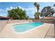 Inviting in-ground pool with ample space for lounging and palm tree views at 2809 Mason Ave, Las Vegas, NV 89102