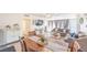 Spacious living room featuring an open floor plan with a dining area and modern furniture for comfortable living at 2819 Taylor Ave, North Las Vegas, NV 89030