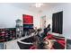 This room features a gaming setup and decor, with carpeted floors at 2964 Gunnery Forge St, Las Vegas, NV 89156