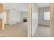 Open doorway revealing the living room with a fireplace at 3318 N Decatur Blvd # 1061, Las Vegas, NV 89130
