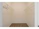 Empty walk-in closet with metal shelving at 3318 N Decatur Blvd # 1061, Las Vegas, NV 89130