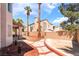 The property features a private yard with manicured landscaping and mature trees at 3786 Port Ritchey St, Las Vegas, NV 89147