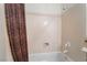 Clean, functional bathroom highlighting a well-maintained shower and a classic design for everyday comfort and convenience at 3786 Port Ritchey St, Las Vegas, NV 89147