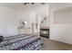 Bedroom with a fireplace, a closet, and a dresser at 3786 Port Ritchey St, Las Vegas, NV 89147