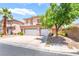 Charming two-story home with a three-car garage, desert landscaping and inviting curb appeal at 3786 Port Ritchey St, Las Vegas, NV 89147
