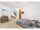 Cozy living room space showcasing a bright interior, complemented by the natural light streaming through the arched window at 3786 Port Ritchey St, Las Vegas, NV 89147