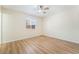 Clean and well-lit bedroom with hardwood floors at 429 Scenic Dr, Henderson, NV 89002