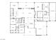 Detailed floor plan illustrating the layout of the house with labeled rooms and dimensions at 5725 El Royale Ct, Las Vegas, NV 89149
