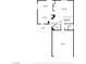 Detailed floor plan showcasing the layout of the first floor with kitchen, living areas, and garage at 7748 Catalina Harbor St, Las Vegas, NV 89131