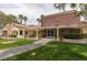 Beautiful clubhouse with a well-manicured lawn, offering a perfect spot for community events and gatherings at 7885 W Flamingo Rd # 2019, Las Vegas, NV 89147