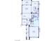 First floor layout showcasing a living room, kitchen, dining, den, garage, and suite at 10851 Hanwicke Harbor Ave, Las Vegas, NV 89166