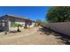 Backyard featuring gravel with pathway at 11621 La Mirago Pl, Las Vegas, NV 89138
