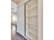 A bright storage closet with adjustable shelves for easy organization and accessibility at 1309 Dorothy Ave # 4, Las Vegas, NV 89119