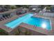 Large, rectangular community pool with sun deck; the perfect place to relax at 1309 Dorothy Ave # 4, Las Vegas, NV 89119