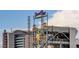 This exterior shot captures the architectural details and the iconic Fremont Street Experience sign at 150 N Las Vegas Blvd # 804, Las Vegas, NV 89101
