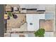 Birds eye view of the roof and back yard at 2016 Linden Ave, Las Vegas, NV 89101