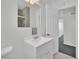 Fresh bathroom features a bright vanity with a framed mirror at 2016 Linden Ave, Las Vegas, NV 89101