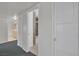 Hallway view showcasing access to bathroom, bedroom, and kitchen areas at 2016 Linden Ave, Las Vegas, NV 89101