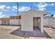 Outbuilding in the backyard providing additional storage and a possible workshop, on a brick foundation at 2016 Linden Ave, Las Vegas, NV 89101