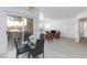 Open concept dining area connects seamlessly to the living room, perfect for modern living at 2300 E Silverado Ranch Blvd # 1165, Las Vegas, NV 89183