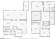 Combined first and second floor plans showcasing layout of the kitchen, living room, bedrooms and bathrooms at 2639 Regency Cove Ct, Las Vegas, NV 89121