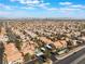 High altitude Community aerial view showcasing the well manicured residential community at 350 S Durango Dr # 108, Las Vegas, NV 89145