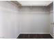 Interior closet with standard shelving for clothing and storage at 350 S Durango Dr # 108, Las Vegas, NV 89145