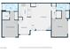 Layout of the home showing the primary bedroom, kitchen, living room, and baths at 350 S Durango Dr # 108, Las Vegas, NV 89145