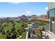 Balcony seating with sprawling views of the city and golf course at 360 E Desert Inn Rd # 1901, Las Vegas, NV 89109