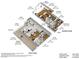 A 3D rendering of both floors of the condo, including kitchen, living and dining areas at 360 E Desert Inn Rd # 1901, Las Vegas, NV 89109
