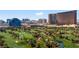 Panoramic view of a lush golf course and the Las Vegas skyline at 360 E Desert Inn Rd # 1901, Las Vegas, NV 89109