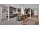 Spacious kitchen with stainless steel appliances, granite countertops, and a large island with seating at 40 Vicolo Della Luna, Henderson, NV 89011
