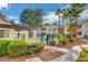 Well-maintained community with lush landscaping, mature trees, and a community pool at 4860 Nara Vista Way # 204, Las Vegas, NV 89103