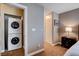 Bright laundry area with stackable washer and dryer units at 4860 Nara Vista Way # 204, Las Vegas, NV 89103