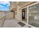 Private patio leading to kitchen and an outdoor seating space with great natural light at 5029 Spencer St # D, Las Vegas, NV 89119