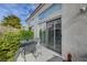 Charming patio area featuring a bistro table and chairs, ideal for enjoying the outdoors at 5171 Briar Patch Way, Las Vegas, NV 89118