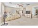 Inviting bedroom with natural light, comfortable bed, and ample storage space at 7115 Hickory Post Ave, Las Vegas, NV 89179