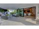 Cozy outdoor patio with seamless indoor-outdoor flow through sliding glass doors at 7140 Palmyra Ave, Las Vegas, NV 89117