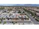 An aerial view of a well-planned community, featuring modern homes and proximity to recreational areas at 7416 Deschutes Cir, Las Vegas, NV 89129