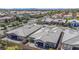 An aerial view of a charming neighborhood with well-maintained homes, mature trees, and wide streets at 7416 Deschutes Cir, Las Vegas, NV 89129