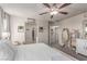 Spacious primary bedroom with neutral colors, and ample closet space at 7824 Warm Winds St, North Las Vegas, NV 89084