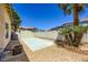 Functional backyard with a secure RV parking area and low maintenance gravel, perfect for practical outdoor use at 8078 Leather Harness St, Las Vegas, NV 89131